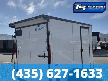 6x10 Look ST DLX Enclosed Cargo Trailer - 6'6" Interior - 3.5K GVWR - .080 PolyCor, Alloy Wheels, Black Out Package, Rear Spoiler w/ Load Lights