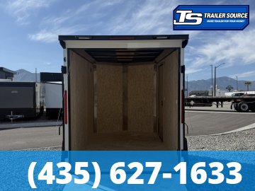 6x10 Look ST DLX Enclosed Cargo Trailer - 6'6" Interior - 3.5K GVWR - .080 PolyCor, Alloy Wheels, Black Out Package, Rear Spoiler w/ Load Lights