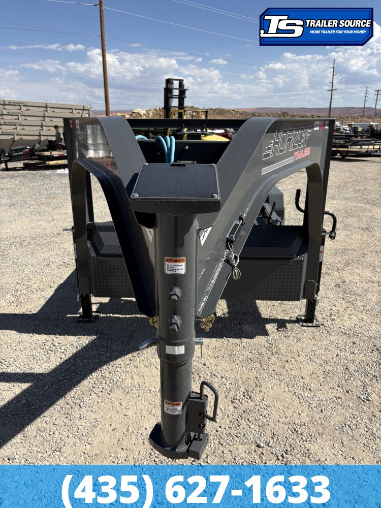 7x16 Horizon RDZ Gooseneck Roll Off Trailer Trailer - 18K GVWR -