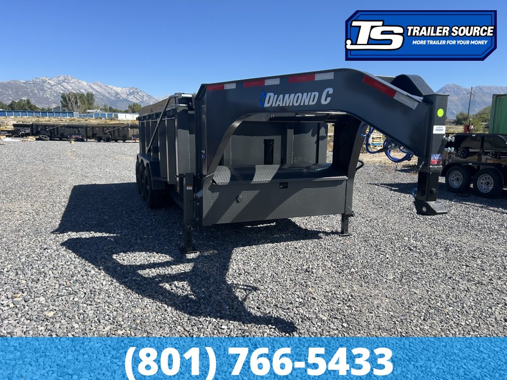 7x16 Diamond C LPT-GN 307 Gooseneck Dump