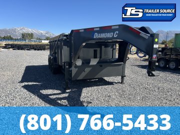 7x16 Diamond C LPT-GN 307 Gooseneck Dump