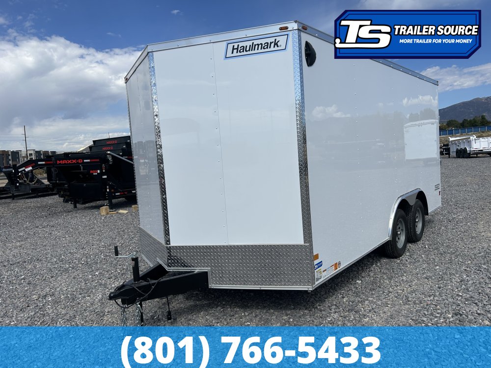 8.5x16 Haulmark Passport Enclosed Cargo Trailer - 7'0" Interior - 7K GVWR - .080 PolyCor