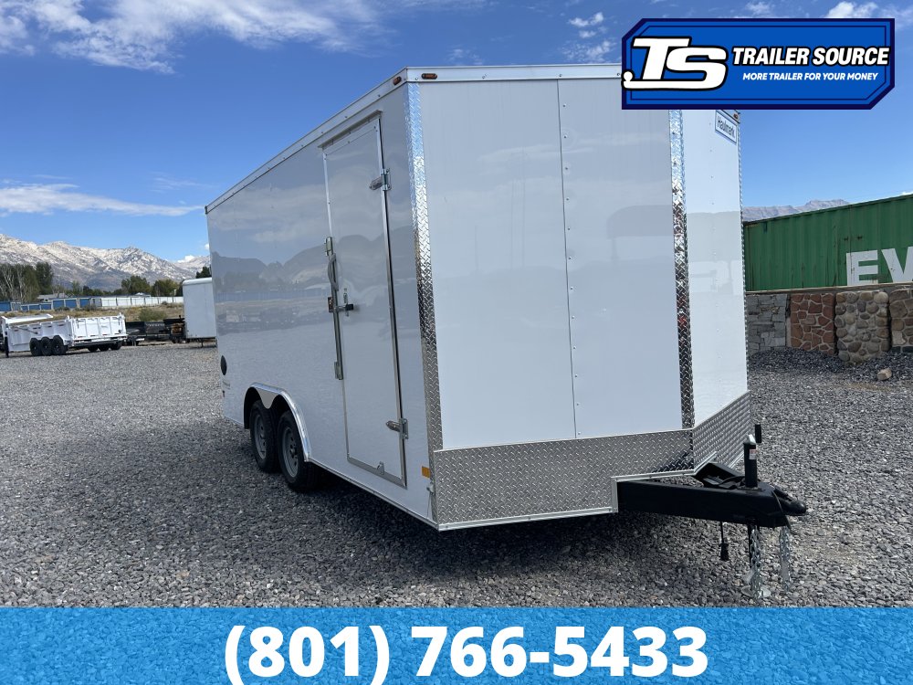 8.5x16 Haulmark Passport Enclosed Cargo Trailer - 7'0" Interior - 7K GVWR - .080 PolyCor