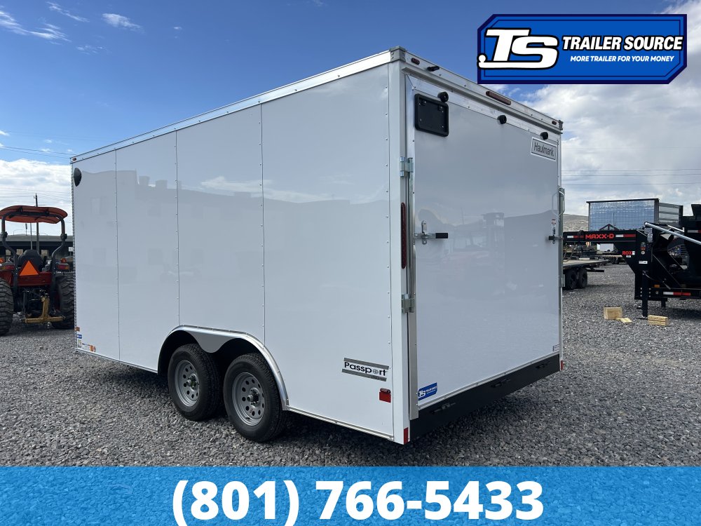 8.5x16 Haulmark Passport Enclosed Cargo Trailer - 7'0" Interior - 7K GVWR - .080 PolyCor