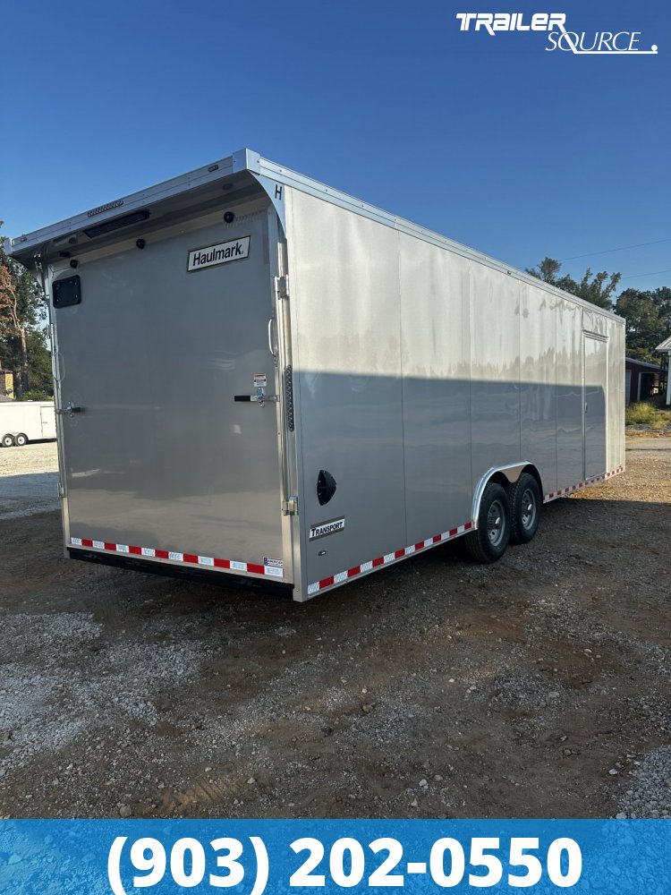 8.5x28 Haulmark Transport 7'6" Interior 12K Tandem Axle Enclosed Cargo