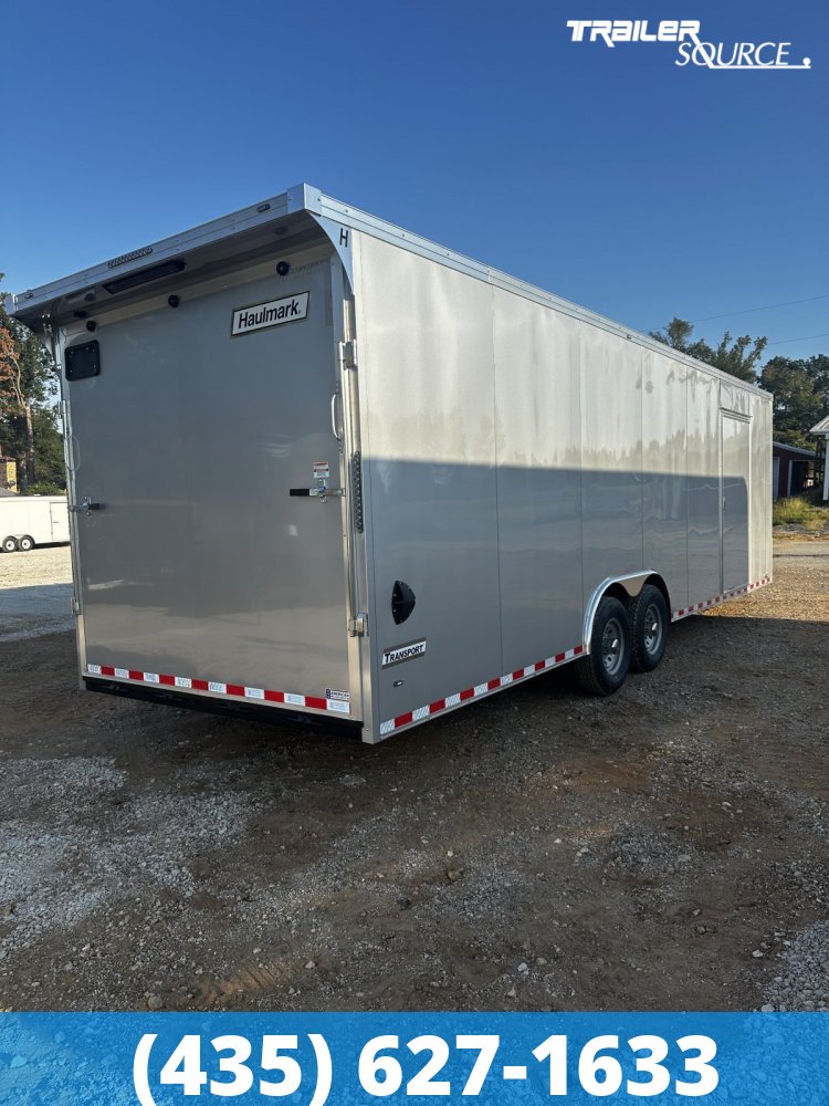 8.5x28 Haulmark Transport 7'6" Interior 12K Tandem Axle Enclosed Cargo