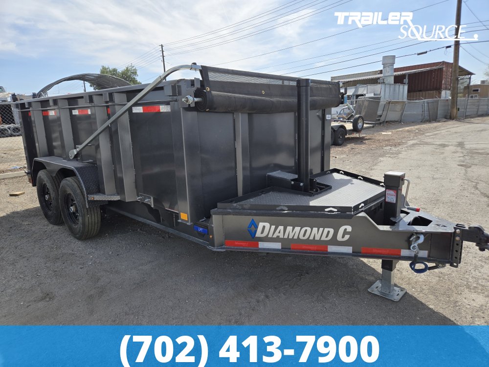 7x14 Diamond C LPT Telescopic Dump 15K 44" Sides Dump