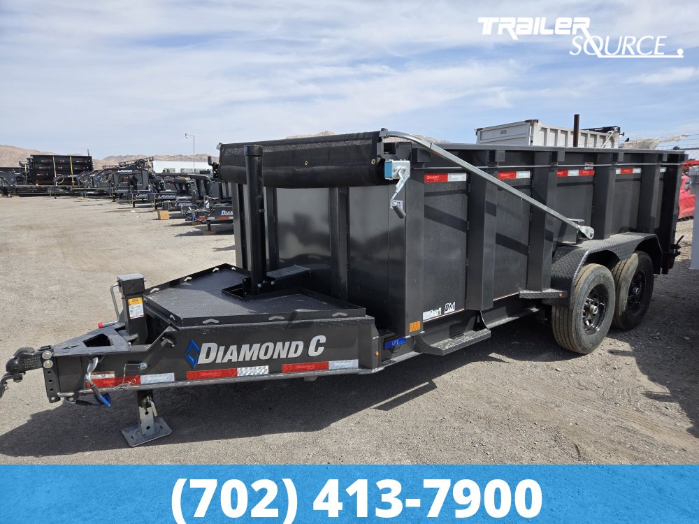 7x14 Diamond C LPT Telescopic Dump 15K 44" Sides Dump