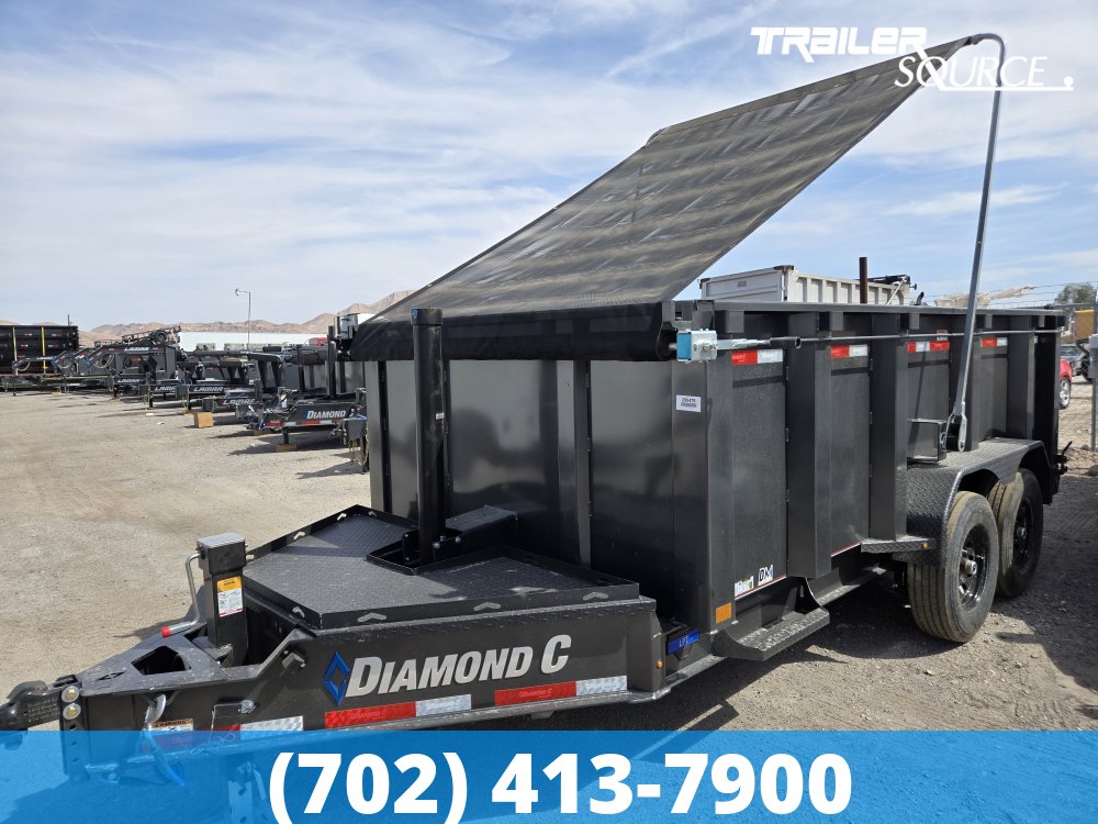 7x14 Diamond C LPT Telescopic Dump 15K 44" Sides Dump