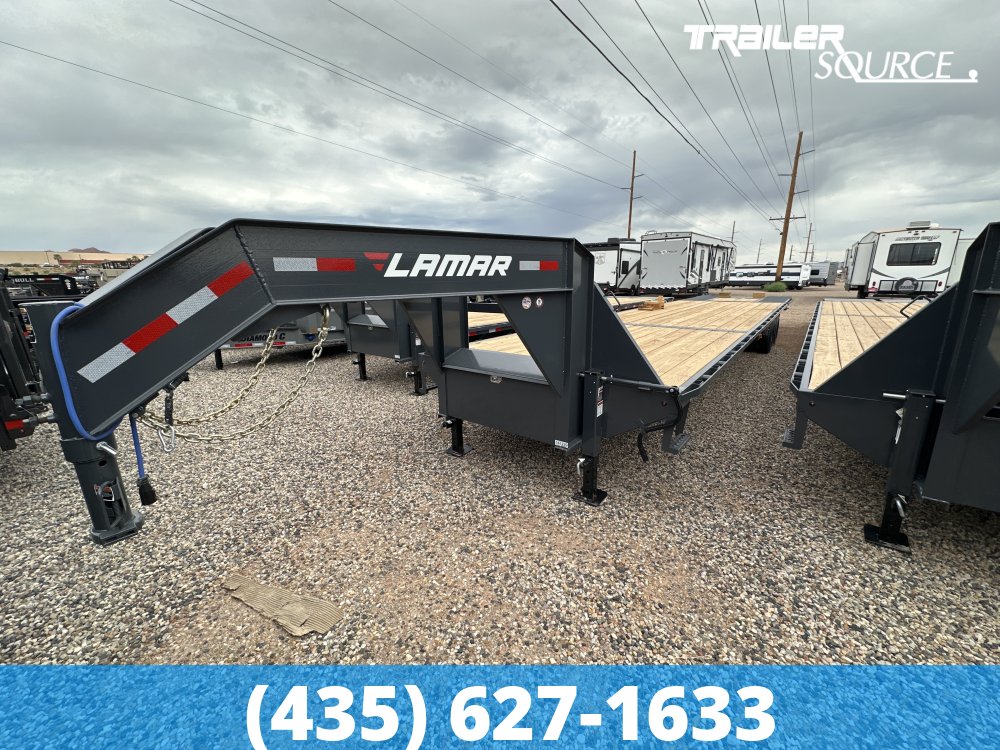 8.5x40 Lamar FD Gooseneck Hydraulic Dovetail 12k axles 25.9K