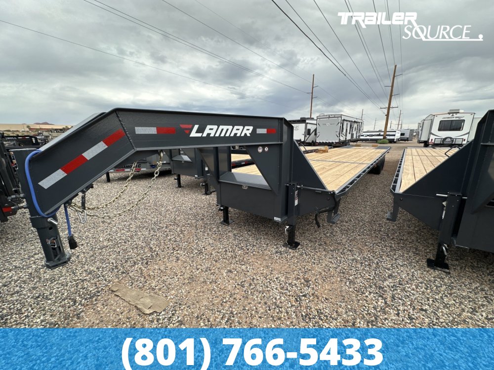 8.5x40 Lamar FD Gooseneck Hydraulic Dovetail 12k axles 25.9K