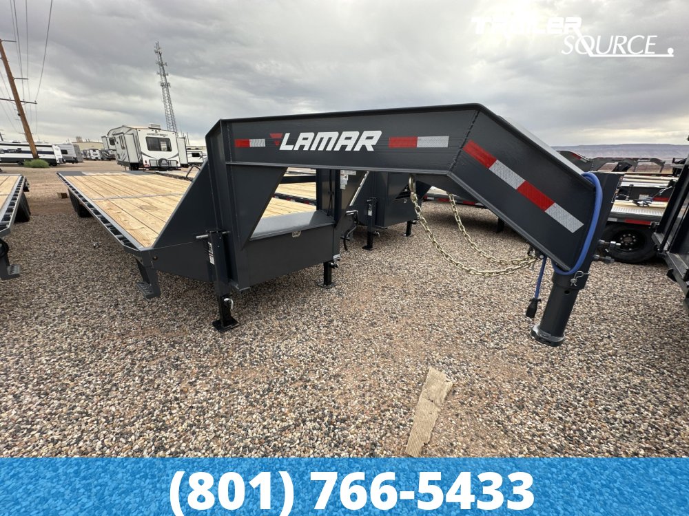 8.5x40 Lamar FD Gooseneck Hydraulic Dovetail 12k axles 25.9K
