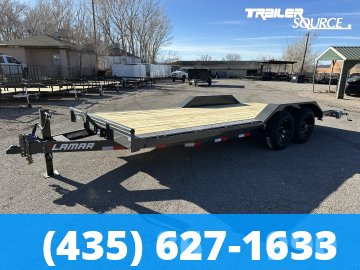 8.5x20 Lamar H6 Equipment Hauler 20' 14K Bumper