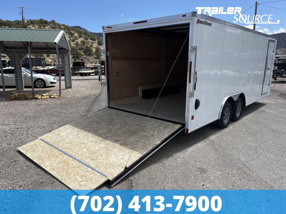8.5x20 Wells Cargo FastTrac 6'6" Interior 7K Tandem Axle Enclosed Cargo