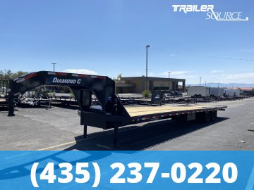 8.5x40 Diamond C FMAX HDT Gooseneck Hydraulic Dovetail 40' 30K Hydraulic Dovetail Gooseneck
