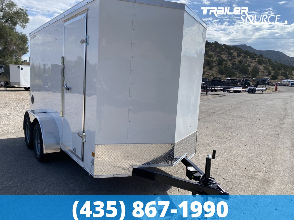 6x12 Wells Cargo FastTrac 6'6" Interior 7K Tandem Axle Enclosed Cargo