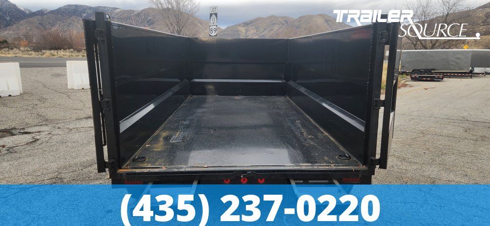 7x14 IronBull DTB 48" Sides 14K Dump Trailer