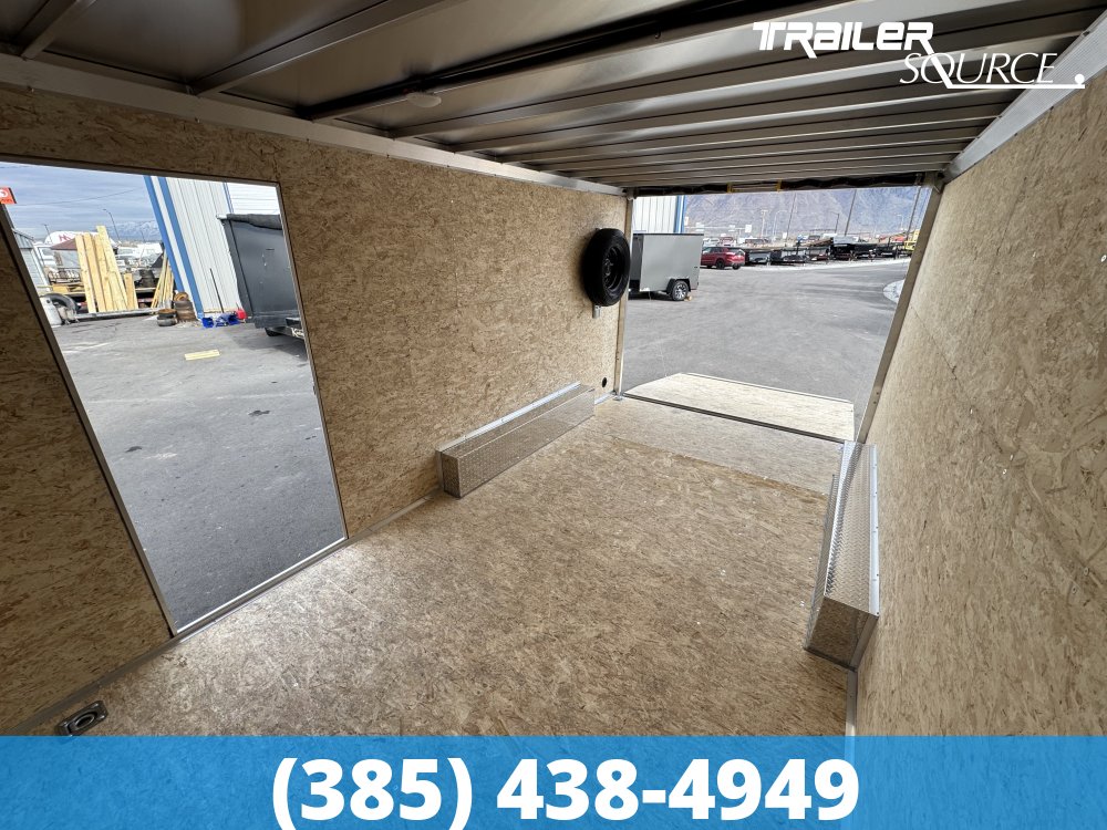 8.5x16 Alcom Mission EZ Hauler 7'0" Interior Enclosed Cargo