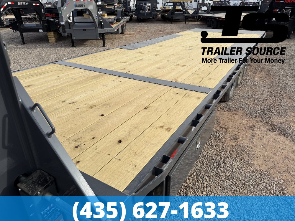 8.5x26 Lamar FA Gooseneck Deckover Tilt Trailer - 21K GVWR -