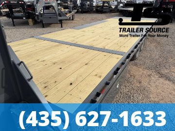 8.5x26 Lamar FA Gooseneck Deckover Tilt Trailer - 21K GVWR -