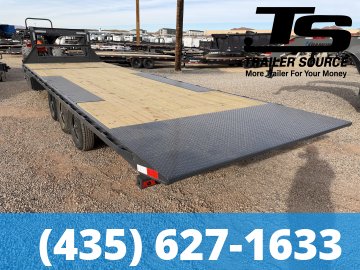 8.5x26 Lamar FA Gooseneck Deckover Tilt Trailer - 21K GVWR -