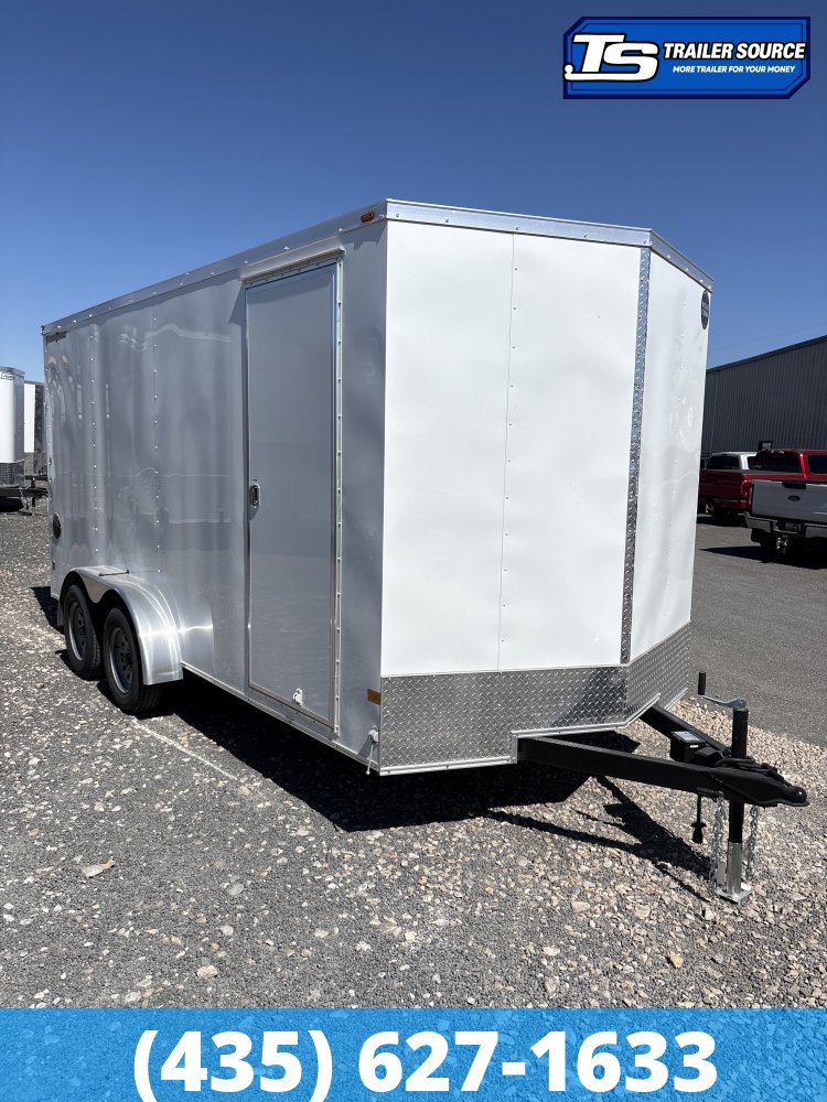 7x16 Wells Cargo Fast Trac Deluxe Enclosed Cargo Trailer - 7'0" Interior - 7K GVWR -