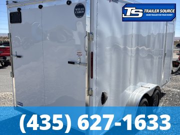 7x16 Wells Cargo Fast Trac Deluxe Enclosed Cargo Trailer - 7'0" Interior - 7K GVWR -
