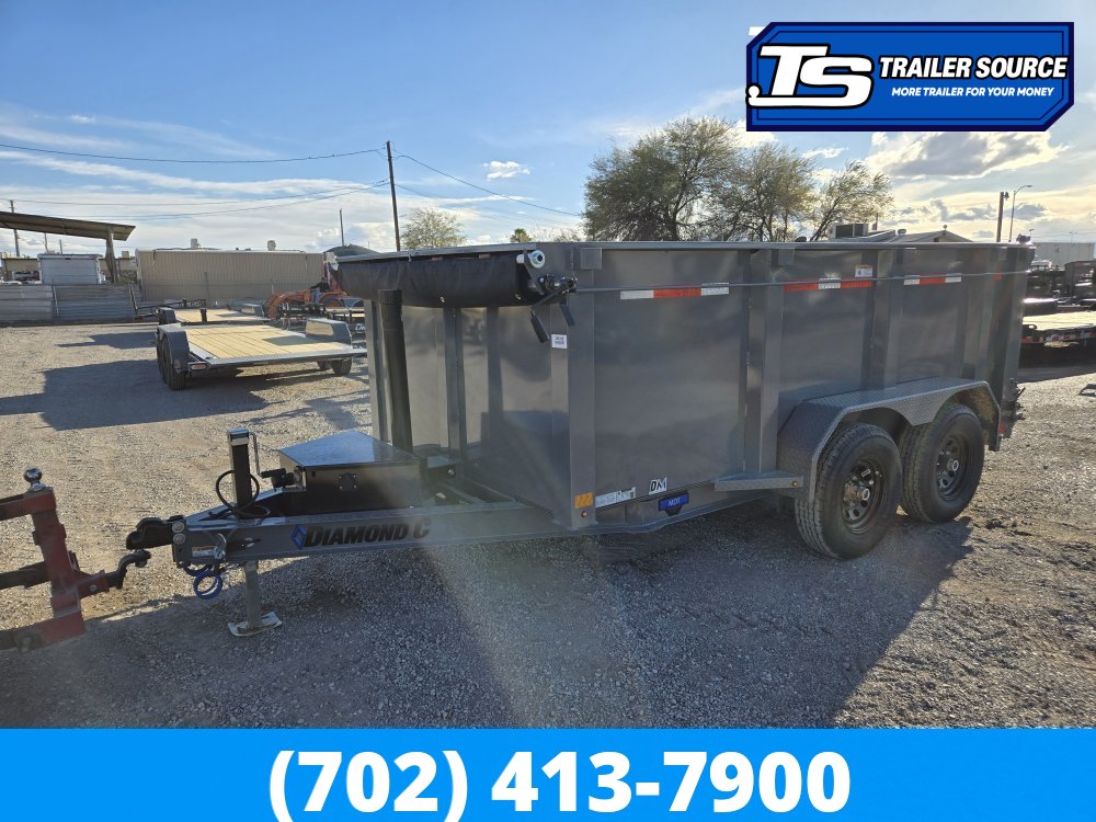 Diamond C MDT 206 6.5x12 ft Dump Trailer 44" Sides 10K GVWR