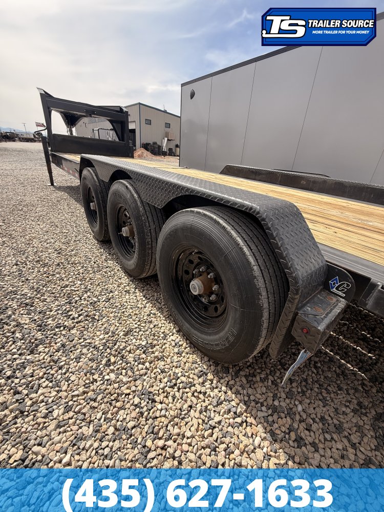 7x28 Diamond C HDT-GN 307 Equipment Trailer - 24K GVWR -