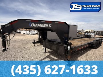 7x28 Diamond C HDT-GN 307 Equipment Trailer - 24K GVWR -