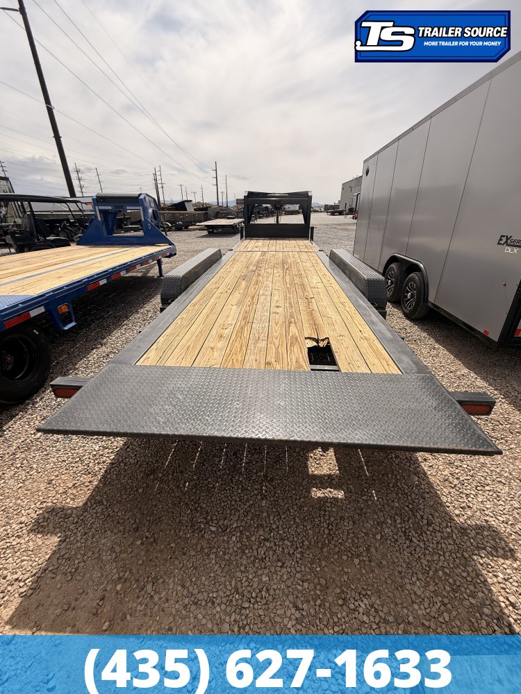 7x28 Diamond C HDT-GN 307 Equipment Trailer - 24K GVWR -