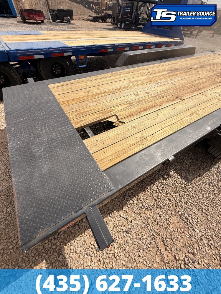 7x28 Diamond C HDT-GN 307 Equipment Trailer - 24K GVWR -