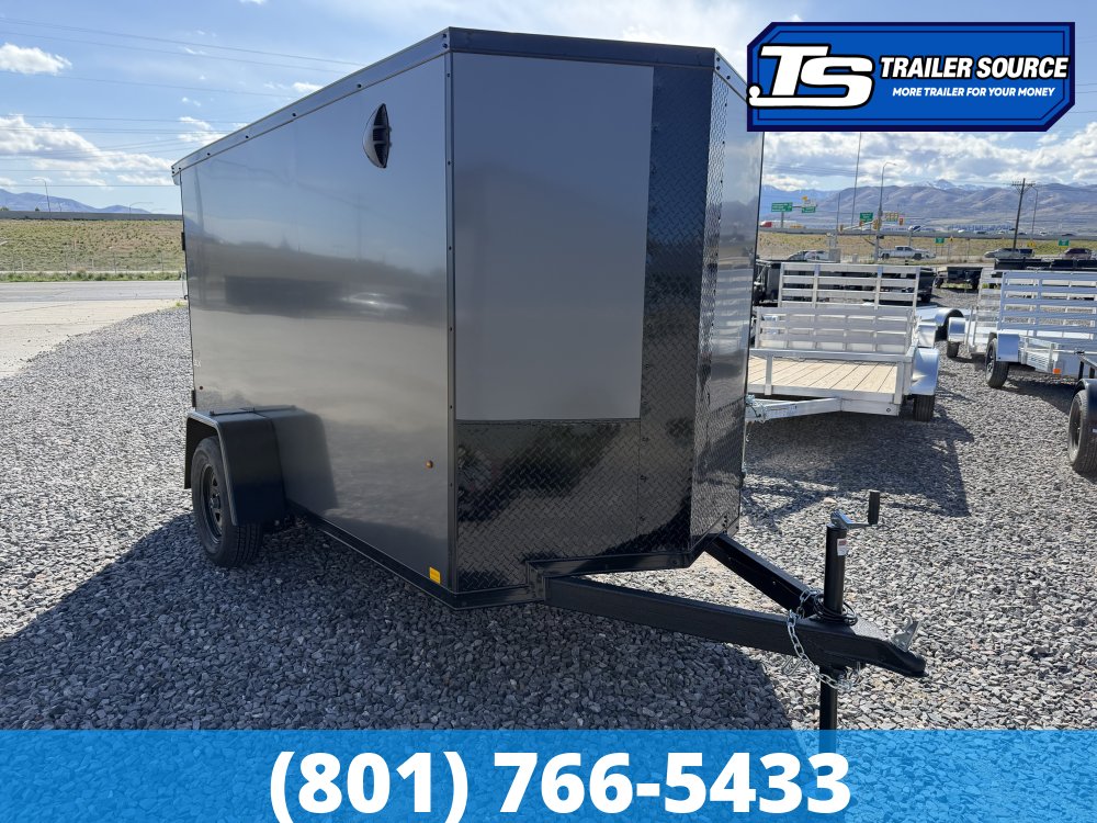 5x10 Look ST DLX Enclosed Cargo Trailer - 5'6" Interior - 3.5K GVWR - .080 PolyCor, Black Out Package, Rear Spoiler w/ Load Lights, Rear Swing Door