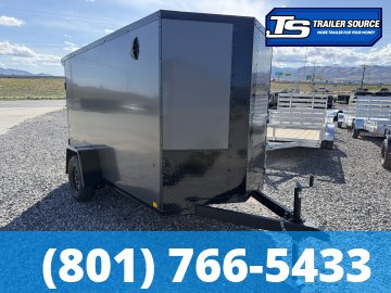 5x10 Look ST DLX Enclosed Cargo Trailer - 5'6" Interior - 3.5K GVWR - .080 PolyCor, Black Out Package, Rear Spoiler w/ Load Lights, Rear Swing Door