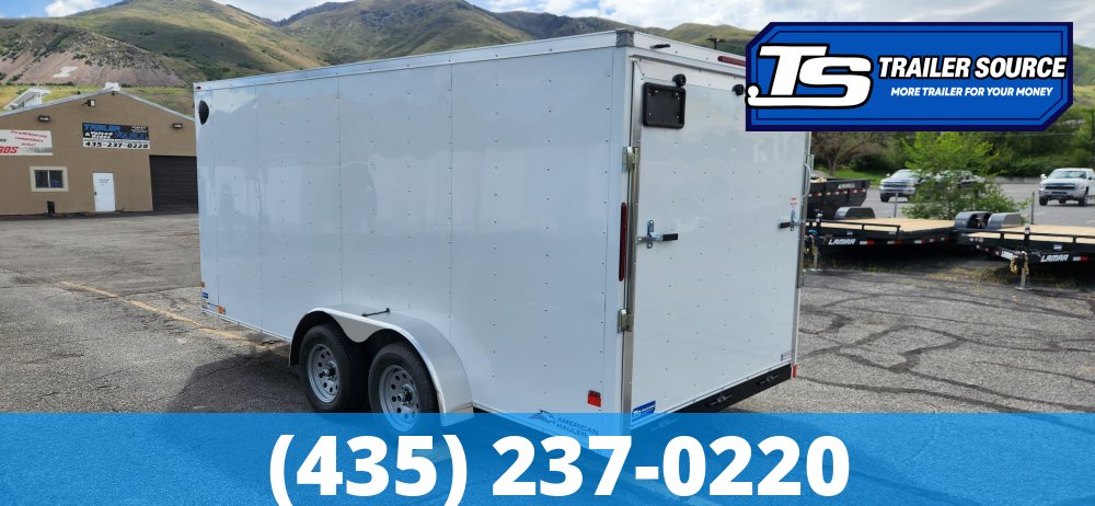 7x16 American Hauler Arrow Enclosed Cargo Trailer - 6'6" Interior - 7K GVWR -