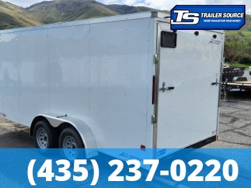7x16 American Hauler Arrow Enclosed Cargo Trailer - 6'6" Interior - 7K GVWR -