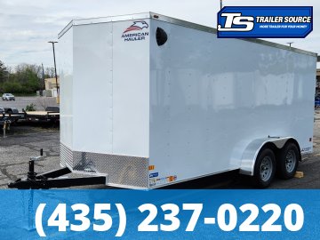 7x16 American Hauler Arrow Enclosed Cargo Trailer - 6'6" Interior - 7K GVWR -