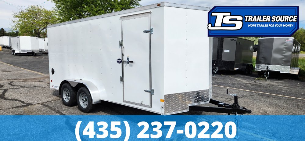 7x16 American Hauler Arrow Enclosed Cargo Trailer - 6'6" Interior - 7K GVWR -