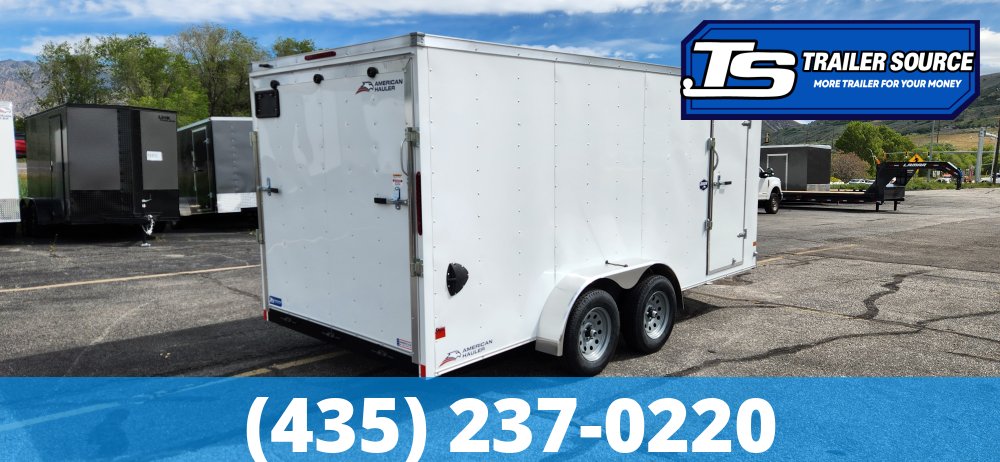 7x16 American Hauler Arrow Enclosed Cargo Trailer - 6'6" Interior - 7K GVWR -