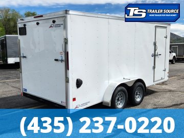 7x16 American Hauler Arrow Enclosed Cargo Trailer - 6'6" Interior - 7K GVWR -