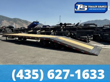 8.5x40 Diamond C FMAX-HDT 212 Pacesetter Pkg Pacesetter Pkg Gooseneck Hydraulic Dovetail Equipment Trailer - 25.9K GVWR - Hydraulic Jack(s)