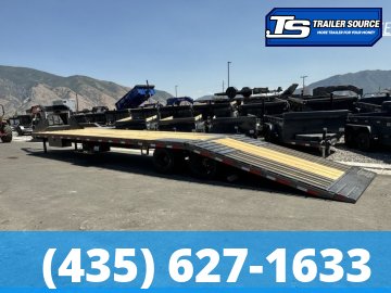8.5x40 Diamond C FMAX-HDT 212 Pacesetter Pkg Pacesetter Pkg Gooseneck Hydraulic Dovetail Equipment Trailer - 25.9K GVWR - Hydraulic Jack(s)