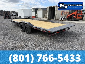 8.5x24 Diamond C HXD 208 Wide Body w/ Drive Over Fenders Tilt Trailer - 18K GVWR - ABS Brakes