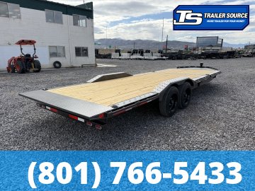 8.5x24 Diamond C HXD 208 Wide Body w/ Drive Over Fenders Tilt Trailer - 18K GVWR - ABS Brakes