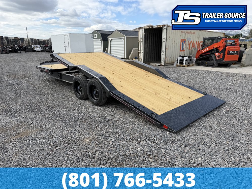 8.5x24 Diamond C HXD 208 Wide Body w/ Drive Over Fenders Tilt Trailer - 18K GVWR - ABS Brakes