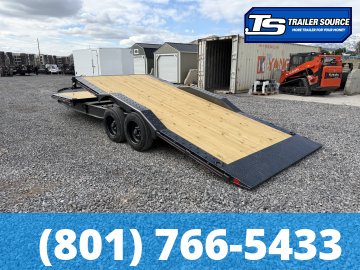 8.5x24 Diamond C HXD 208 Wide Body w/ Drive Over Fenders Tilt Trailer - 18K GVWR - ABS Brakes
