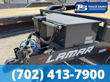 7x36 Lamar H8 Equipment Trailer - 15.7K GVWR - Tongue Box, Winch Plate