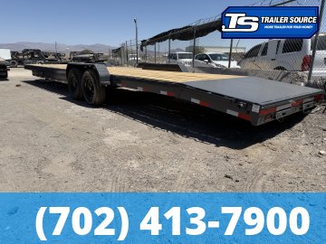 7x36 Lamar H8 Equipment Trailer - 15.7K GVWR - Tongue Box, Winch Plate