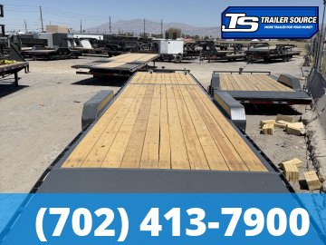 7x36 Lamar H8 Equipment Trailer - 15.7K GVWR - Tongue Box, Winch Plate