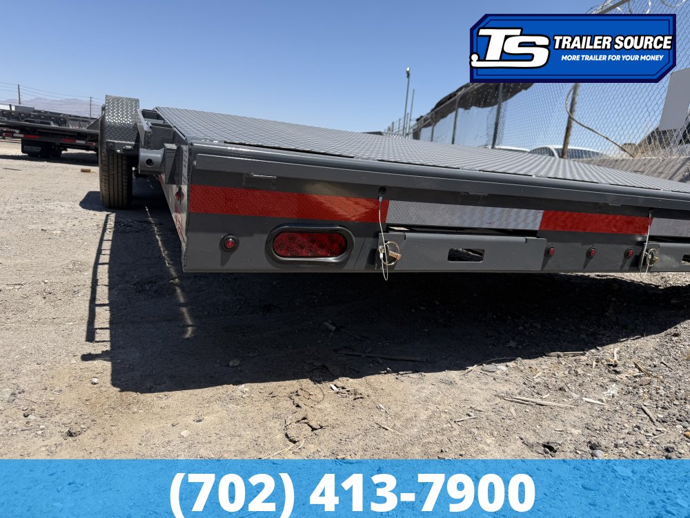 7x36 Lamar H8 Equipment Trailer - 15.7K GVWR - Tongue Box, Winch Plate